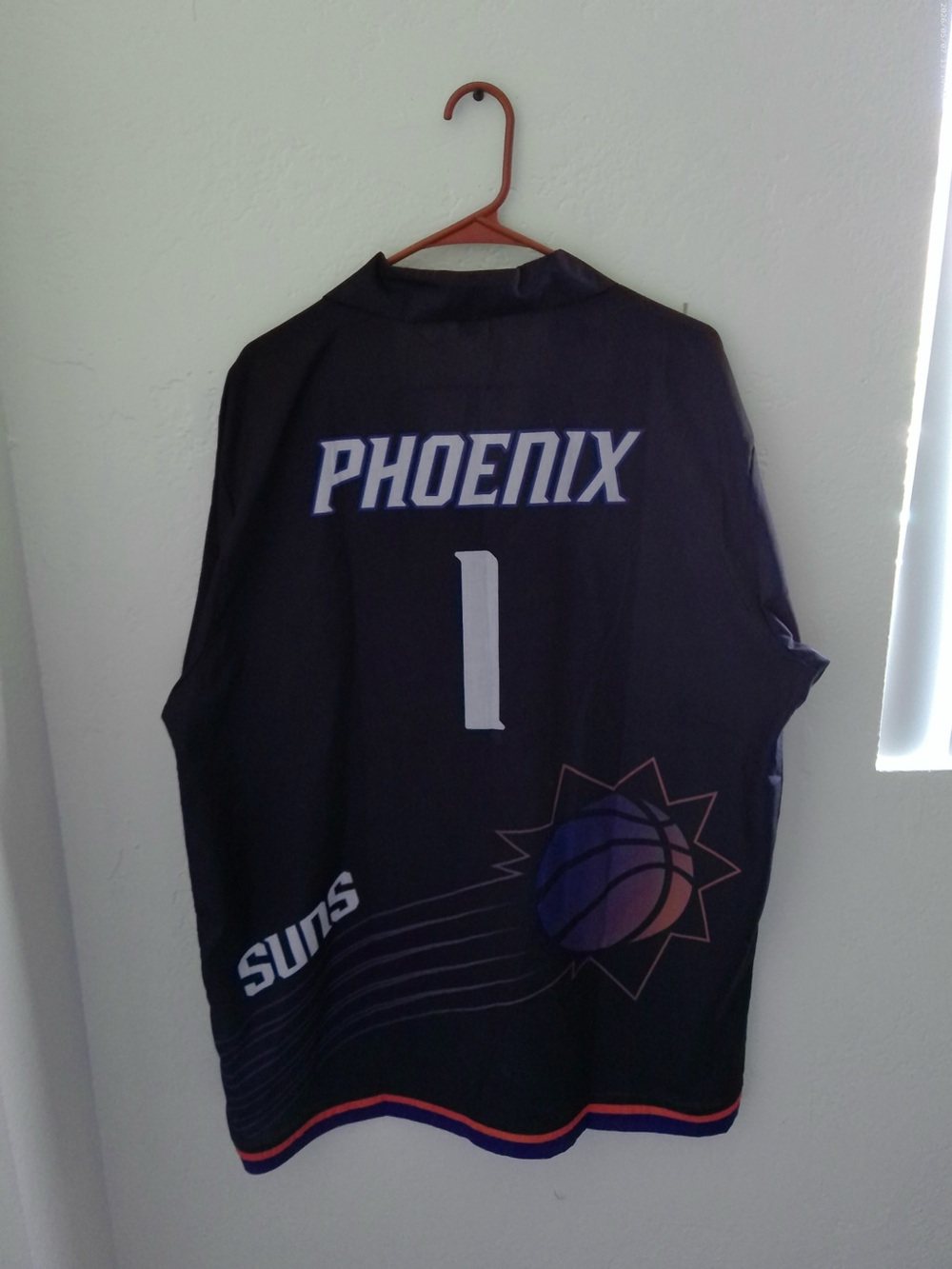 Phoenix Suns Navy Long Sleeve Jersey Shirt